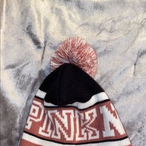 PINK knit hat